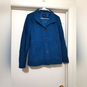 Land’s End Wool Blue coat